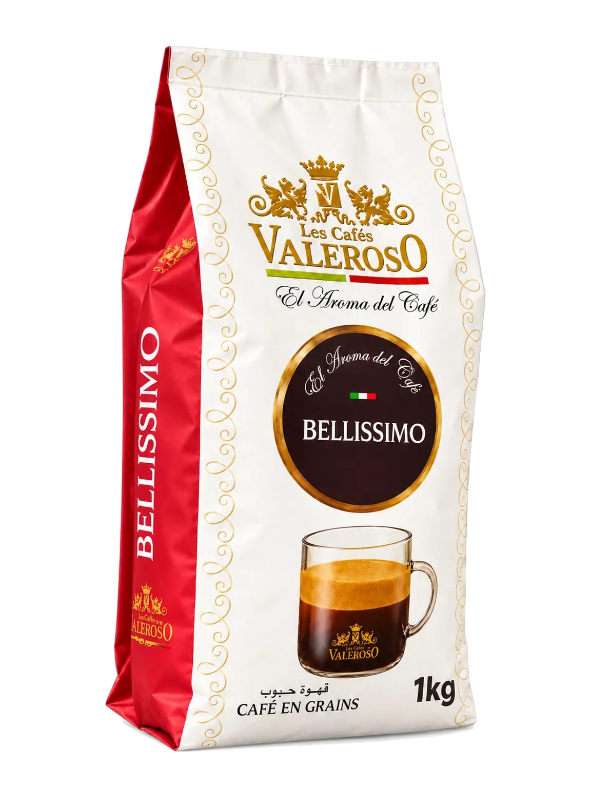 Bellissimo Valeroso — café en grains 1kg