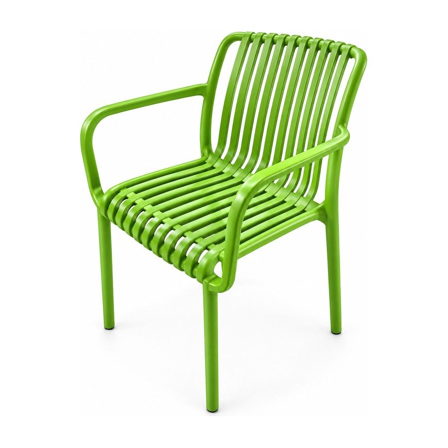 Chaise lattes verte